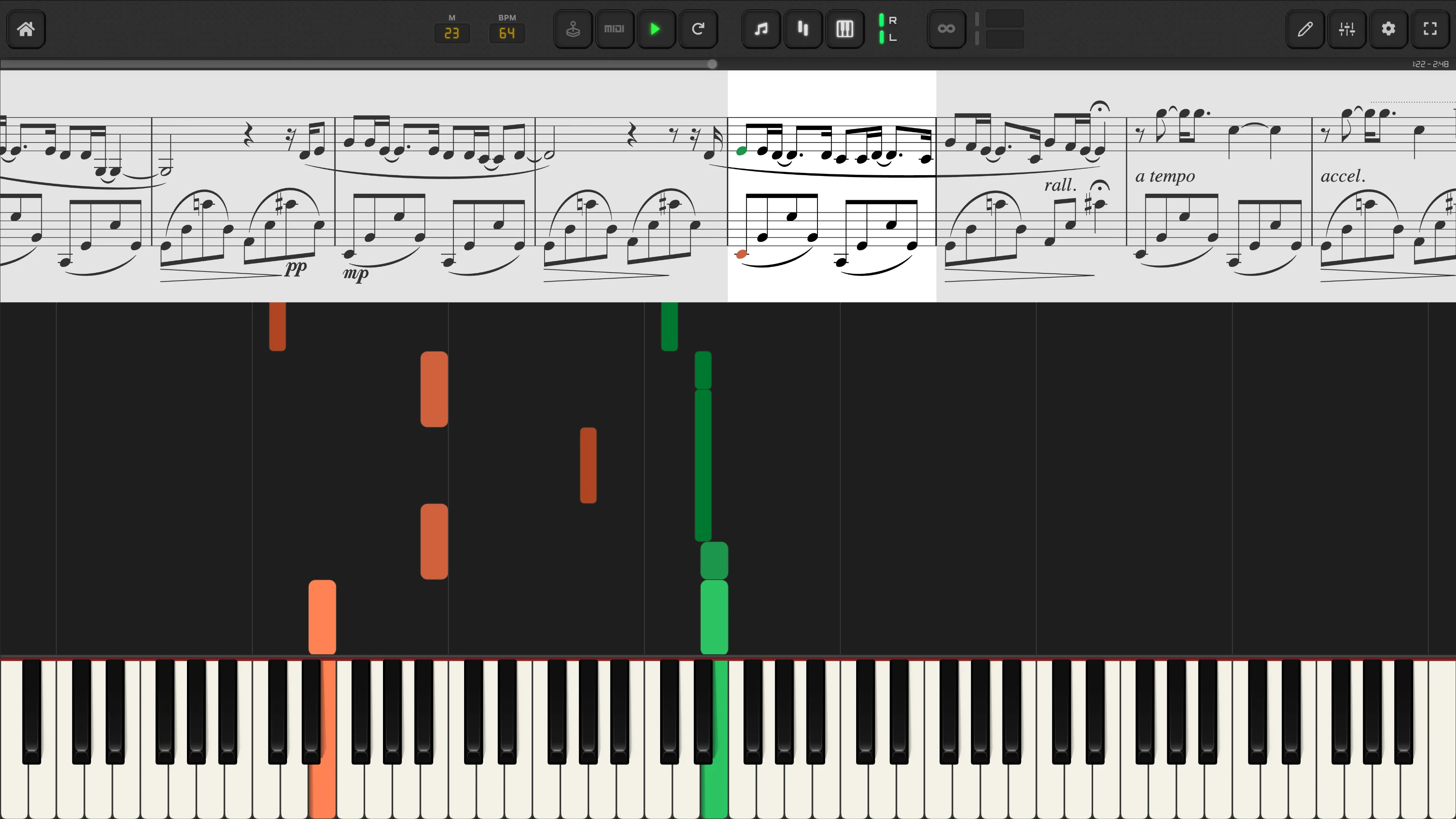 SunScore keeps the original sheet music as the input